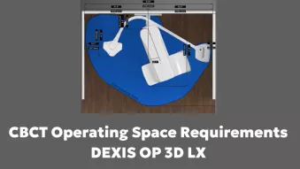 CBCT Operating Space Requirements for the DEXIS OP 3D LX