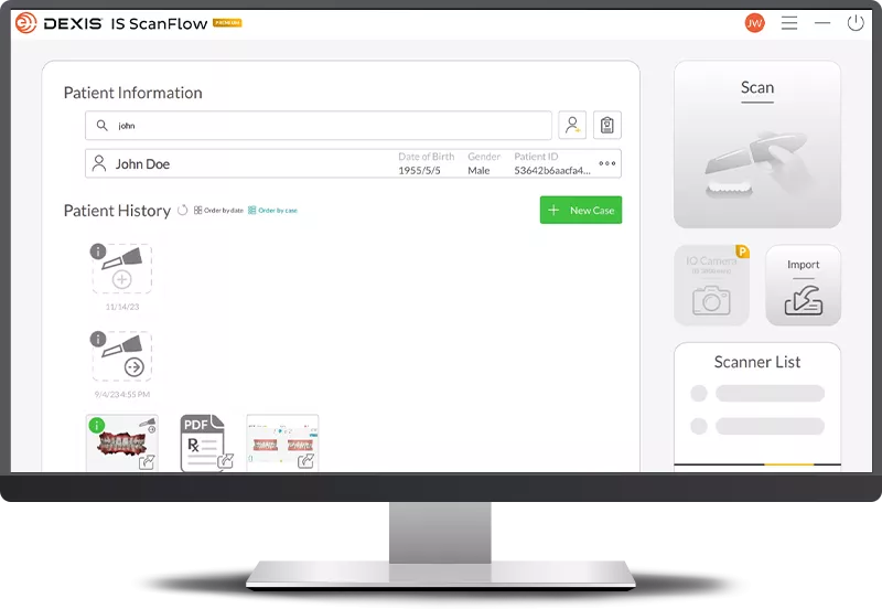 DEXIS IS ScanFlow: Collaboration feature