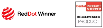 Logo RedDot Winner and Dental Product Shopper Recommended Product