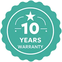 10 Years Warranty